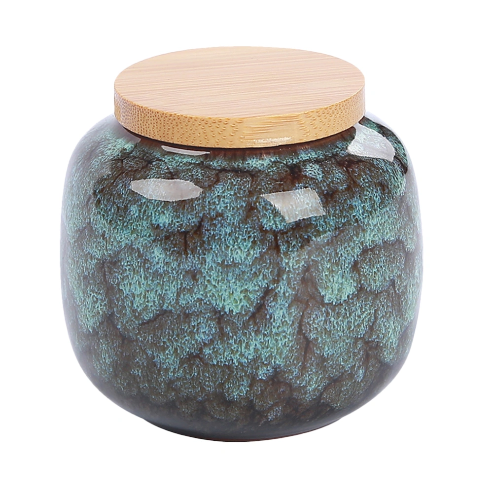 Ceramic Storage Jars Wooden Lid Storage Jar Living Room Ceramic Ornaments