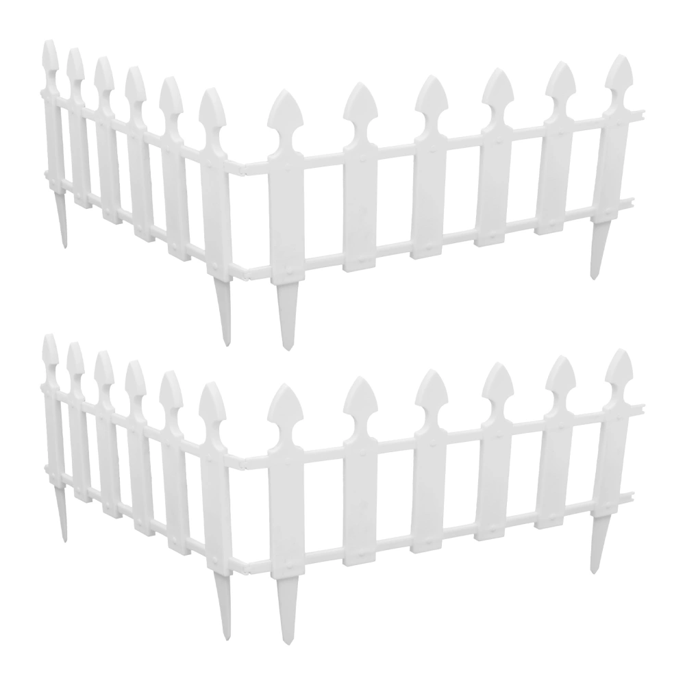 4 Pcs European Style Garden Fence Outdoor Fence Adornment DIY Garden Decor