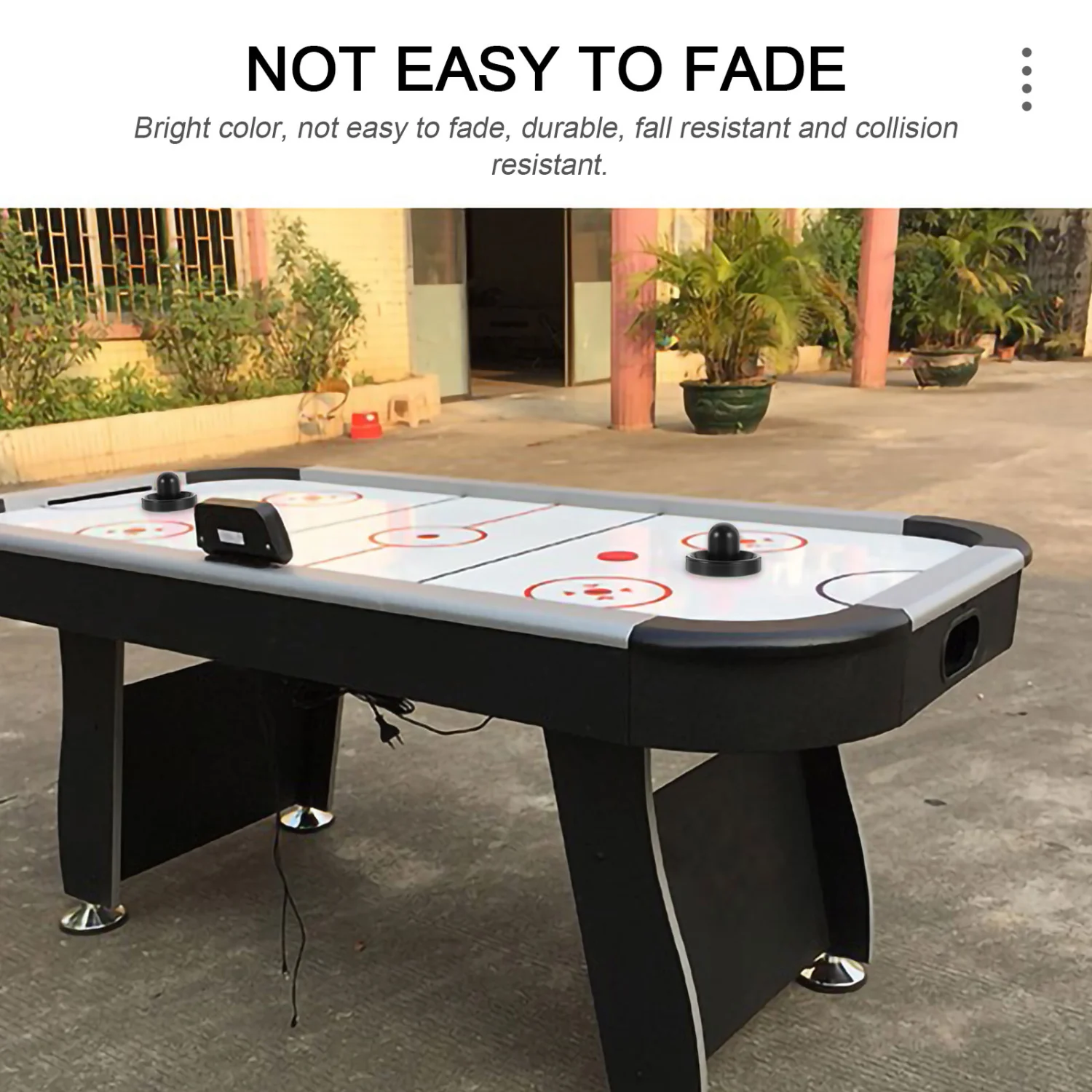 2 Sets of Air Hockey Pucks Plastic Hockey Pushers Portable Hockey Paddles Hockey Accessory