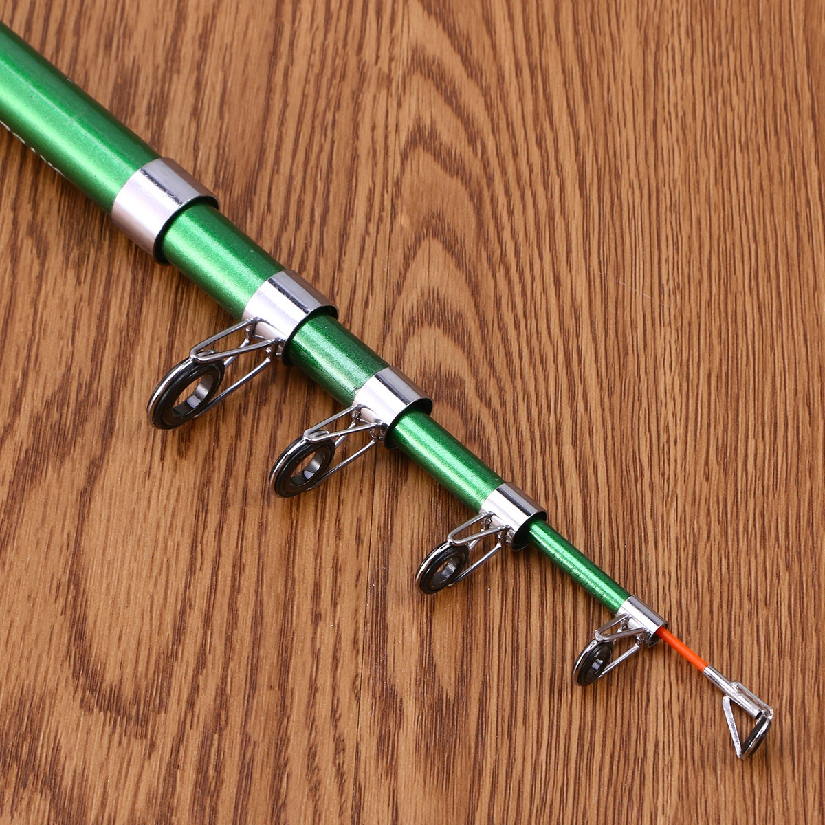 2.4M Outdoor Fiberglass Sea Rod Telescopic Fishing Rod Pole Fishing Tackle Tools (Random Color)