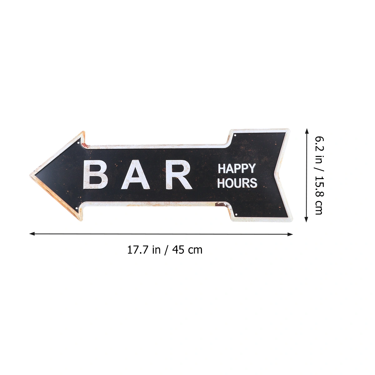 Creative Occident Retro Indicator Tag Iron Art Exit Nameplate for Supermarket Hotel Bar Decoration
