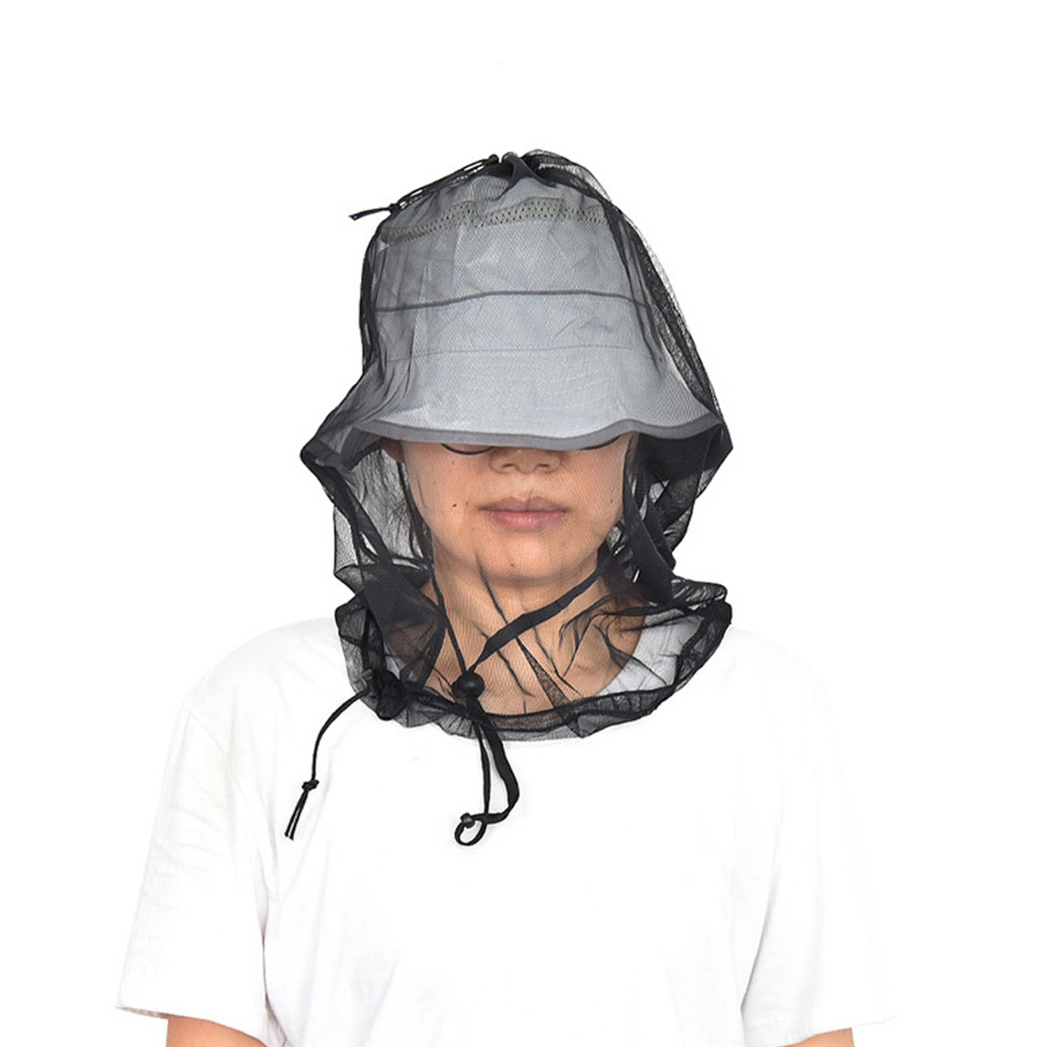 2Pcs Portable Bug Nets Outdoor Mosquito Hat Nets Professional Mosquito Netting