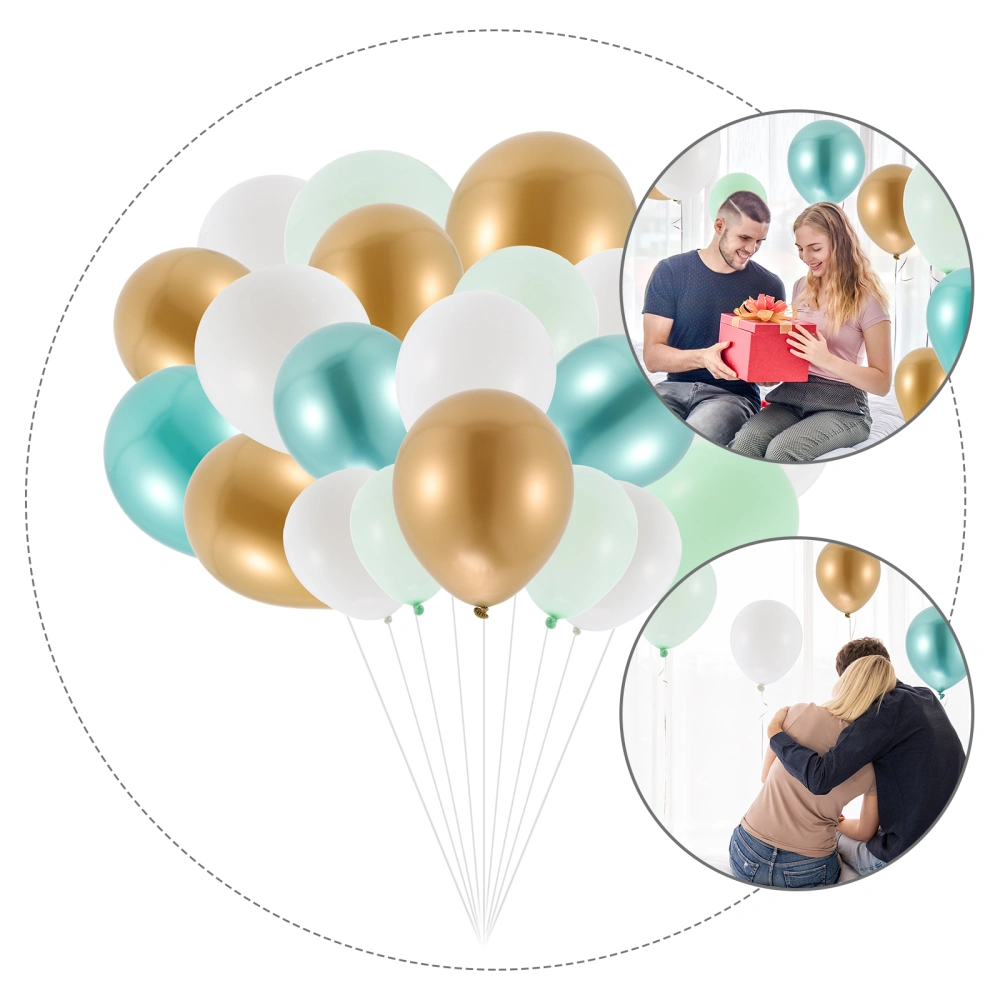 1 Set Wedding Birthday Party Balloons Set Chic Latex Balloons Party Balloons