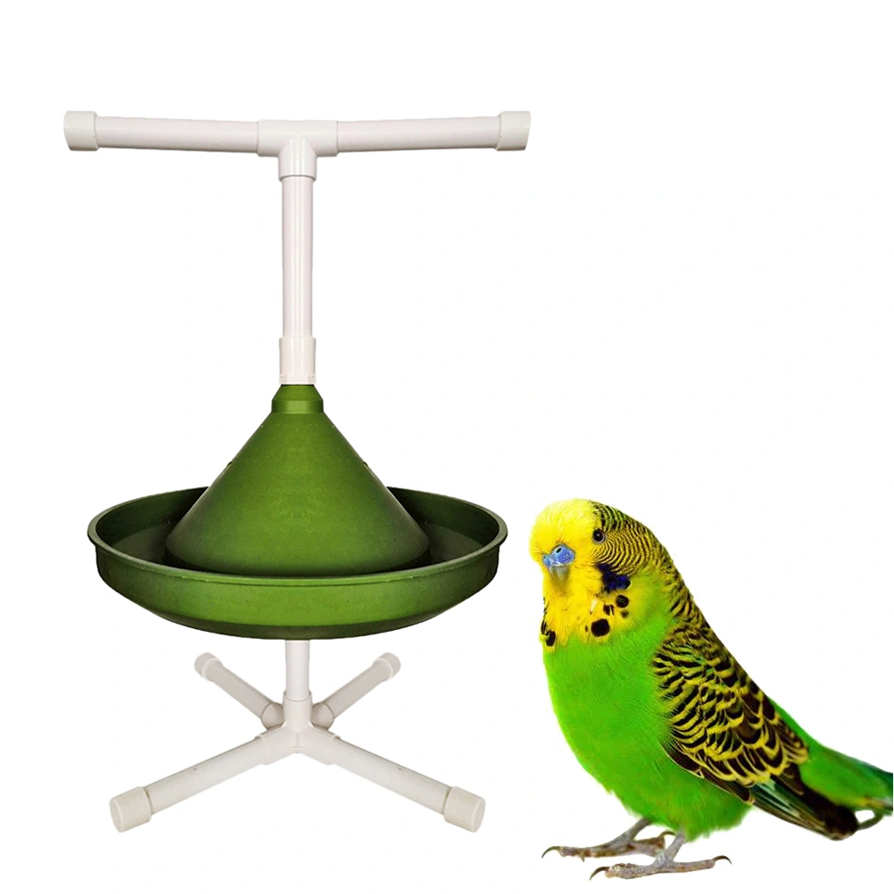 Bird Parrot Multi-function Standing Rack Parrot Activity Climbing Toy Bath Food Bowl