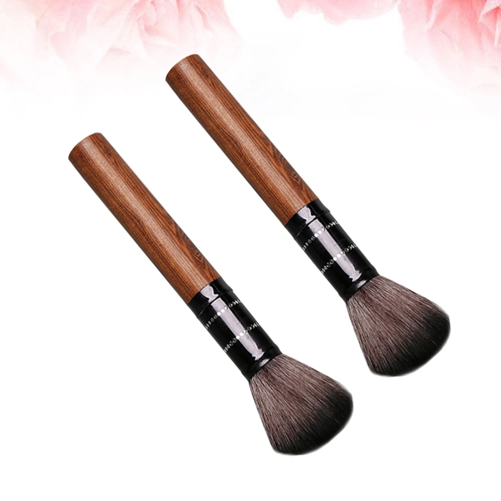 2pcs Wooden Teapot Brush Gentle Teapot Cleaning Pen Practical Tea Sets Cleaning Tool Delicate Wood Tea Brush for Teahouse Tearoom Padauk Style