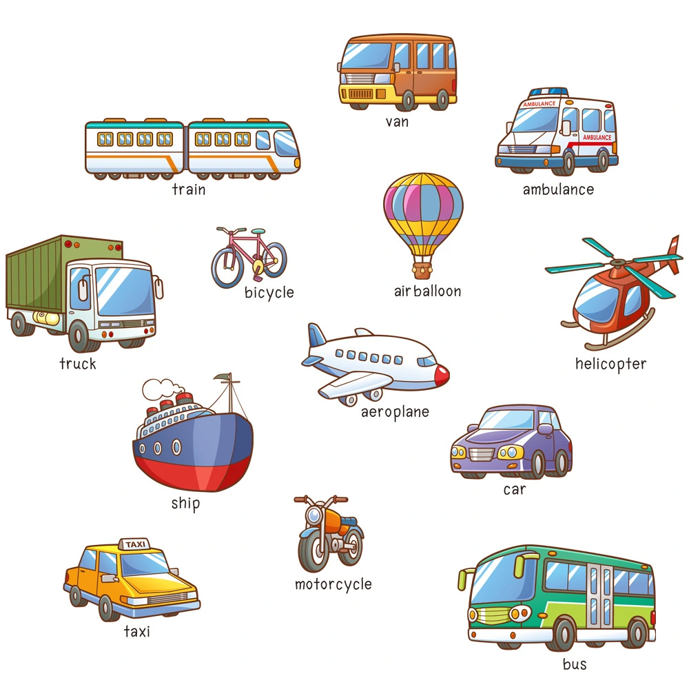 1 Set of Vehicle Wall Stickers Vehicle Wall Decals Classroom Home Vehicle Decorations