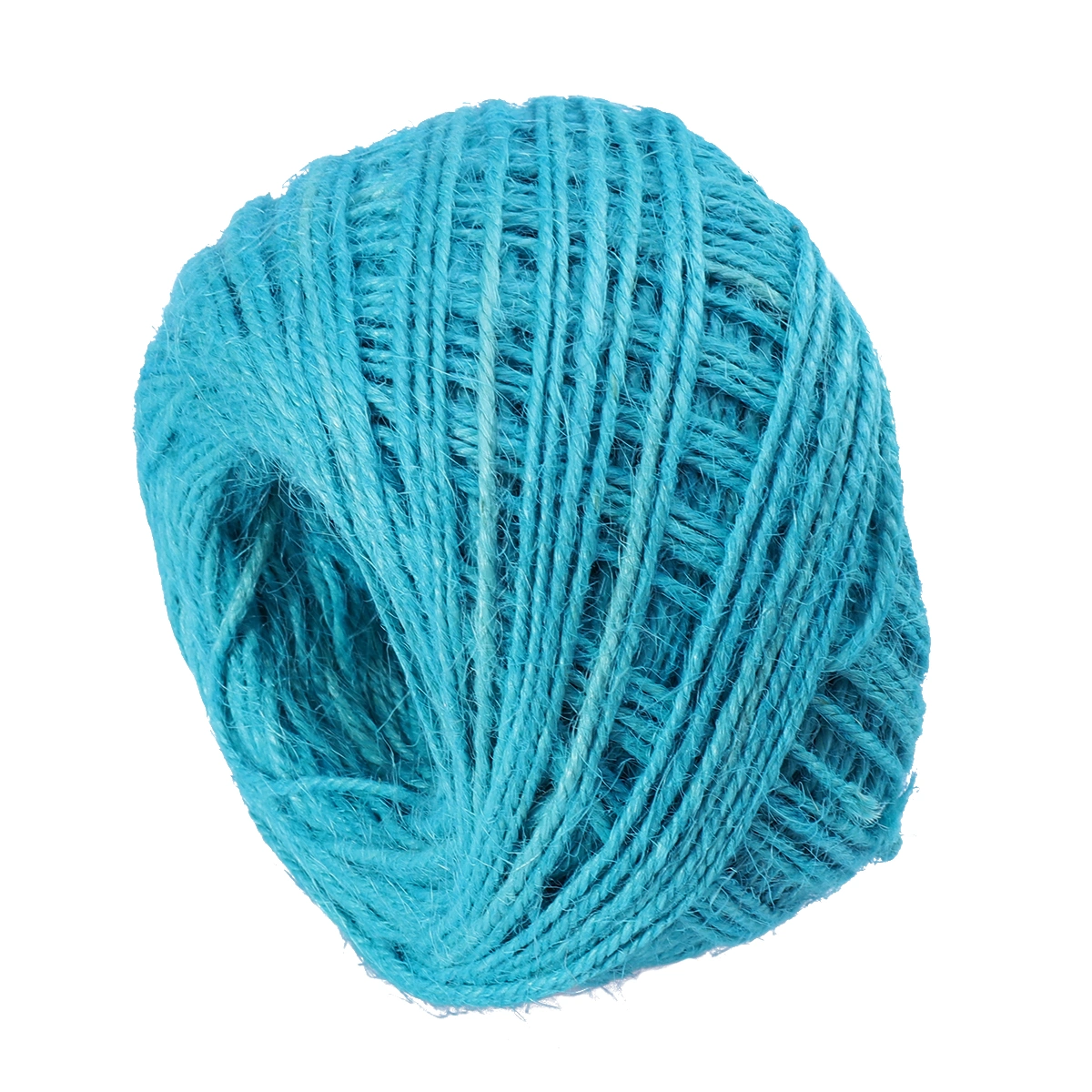 Natural Hemp Cord Jute Twine String Rope for Arts Crafts DIY Gift Packing Wedding Birthday Baby Shower Decoration Gardening Ornament (Lake Blue)