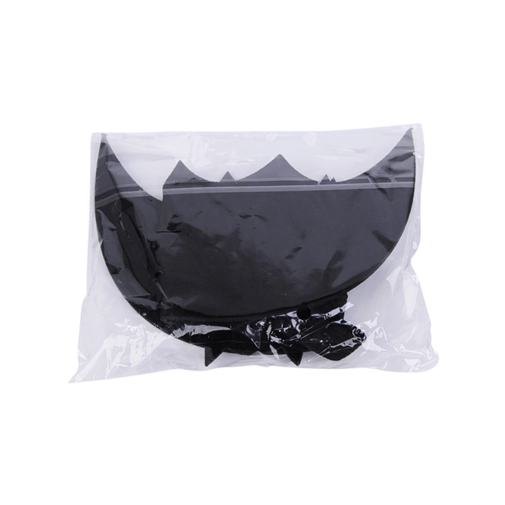 1pc Halloween Funky Pet Costumes Bat Wing Suit Bat Costume Dog Clothes Pet Supplies for Dog (with Strap M Black)