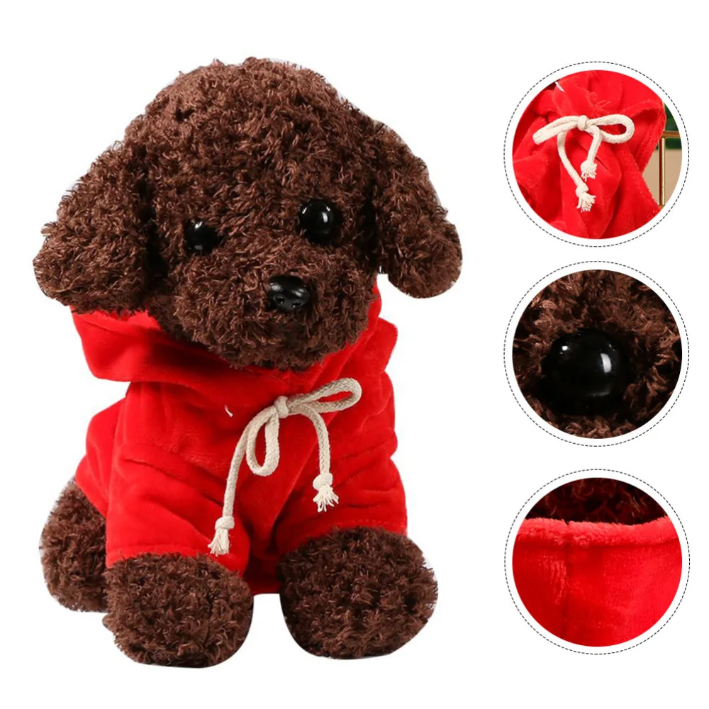 Adorable Teddy Plush Doll Toy Creative Funny Realistic Figure Toy Dog Home Toy