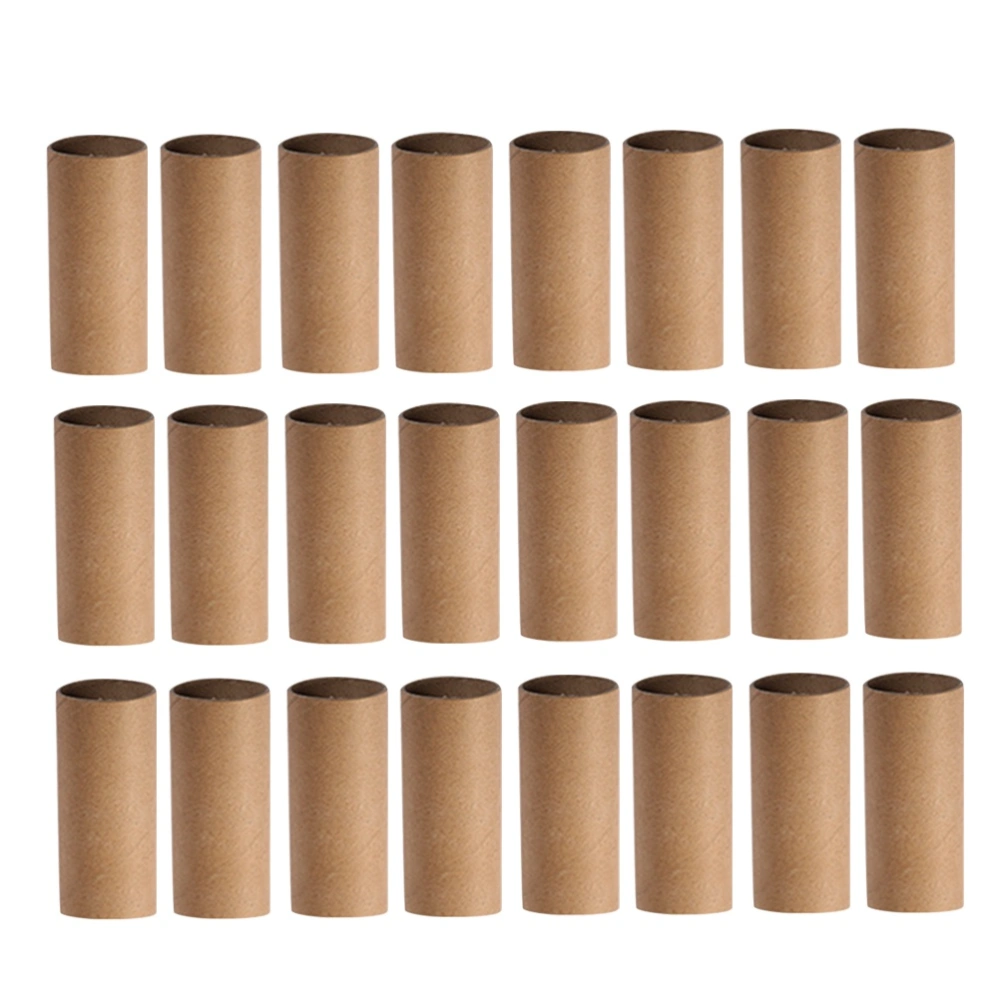 30PCS Craft Rolls Creative Fun Cardboard Tubes for DIY Art and Craft Children Drawing (Wood Color)