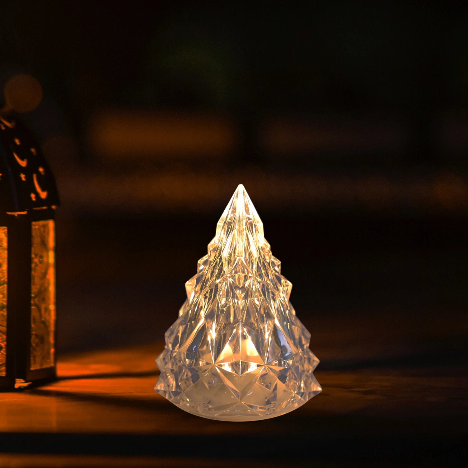 Small Night Light Christmas Desk Decoration Mountain Night Light Atmosphere Light