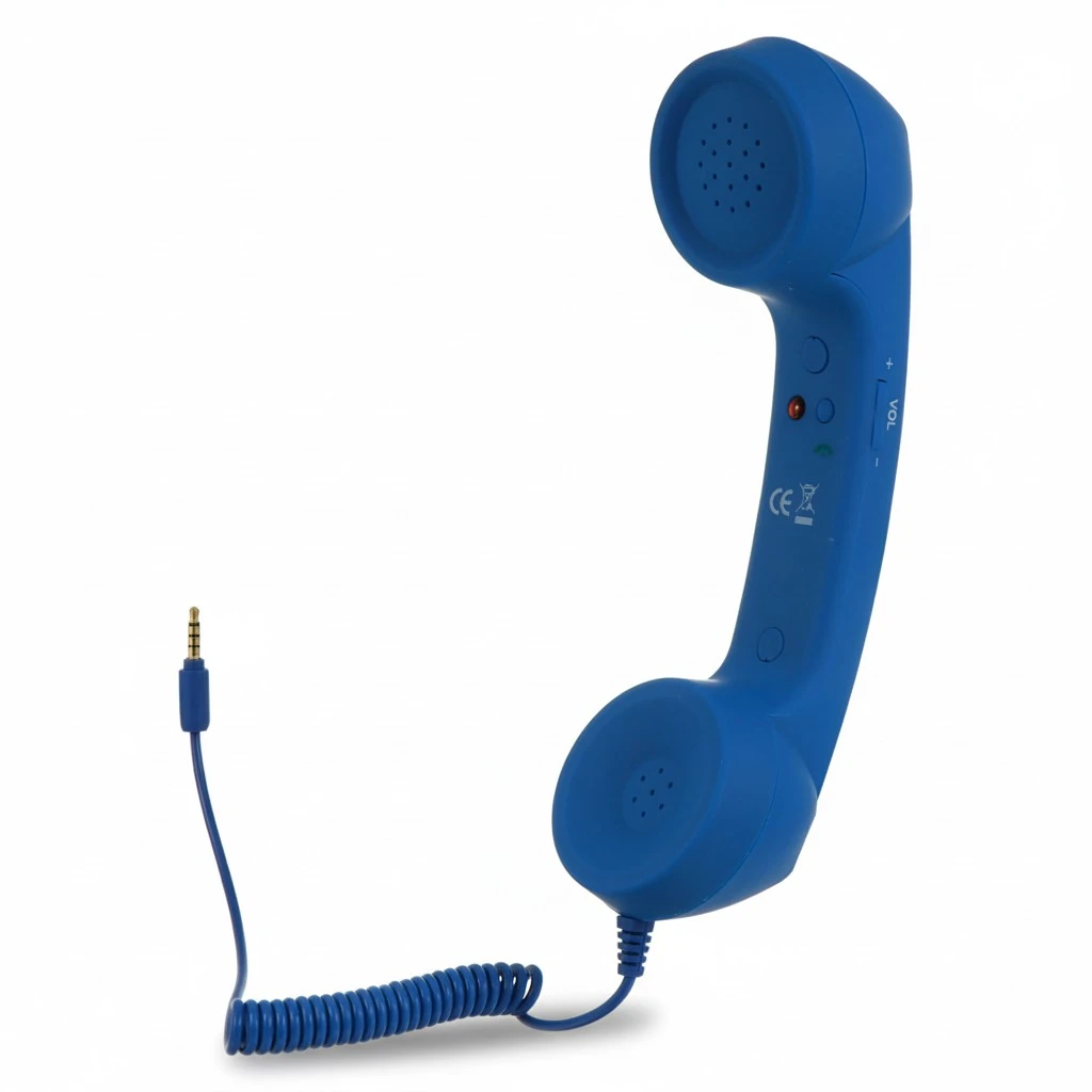 Anti-radiation Headset Vintage Wired Telephone 3.5mm Cell Phone Handset