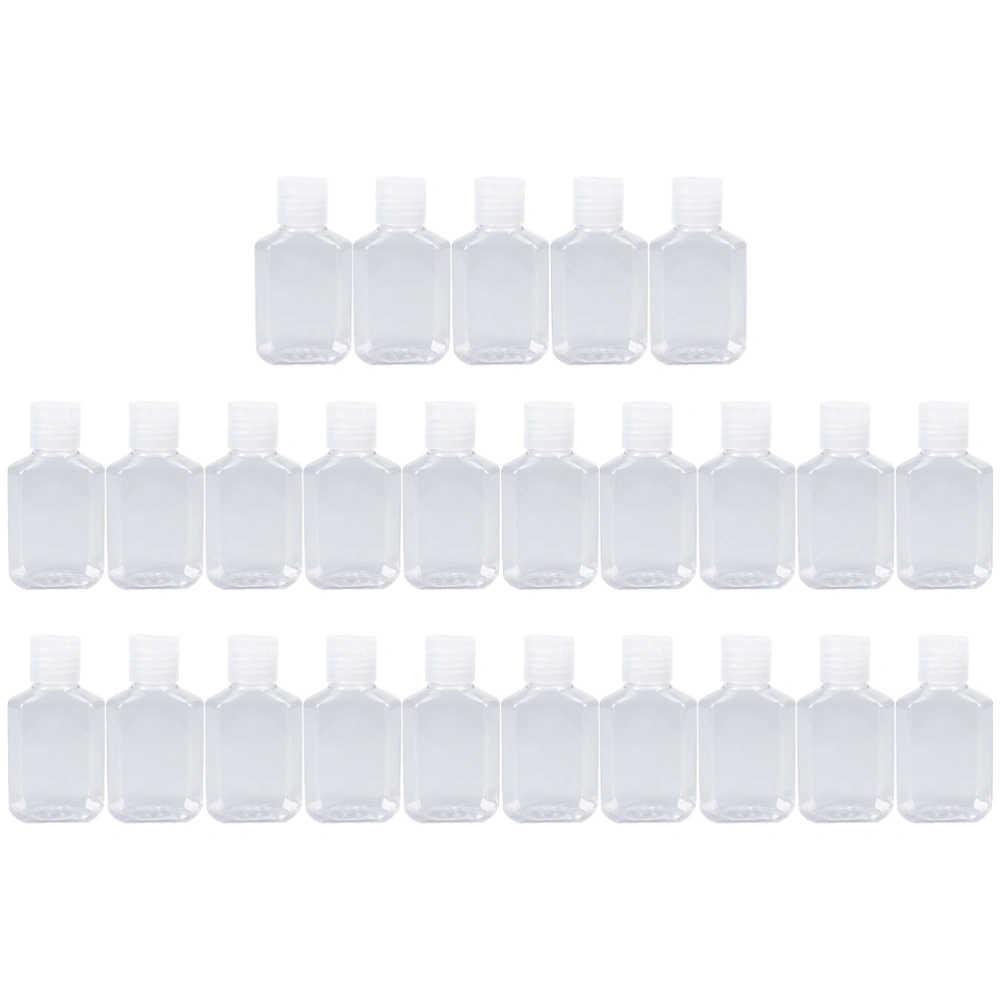 25pcs 60ml Refillable Travel Container Plastic Bottles Lotion Hand Soap Bottles