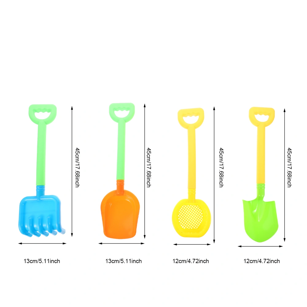 1 Set of Children Sand Digging Toys Plastic Sand Shovel Toys Summer Beach Toys Kids Toy