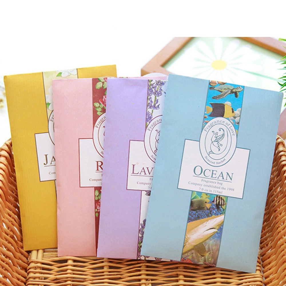 3pcs Premium Scented Sachets Bag for Drawers Closets and Lovely Fresh Fragrance - Ocean (As Shown)