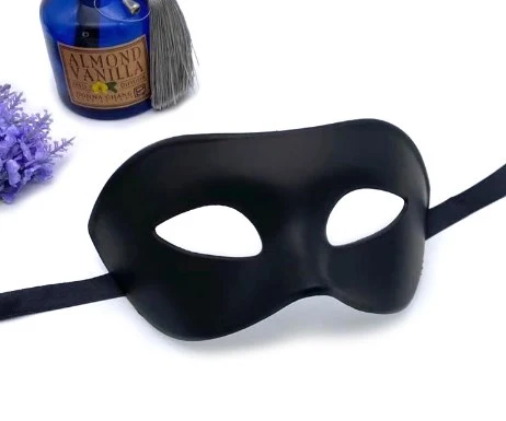 Halloween Mask Cosplay Party Mask Half Facial Carnival Mask Masquerade Mask Prop with Elastic Band