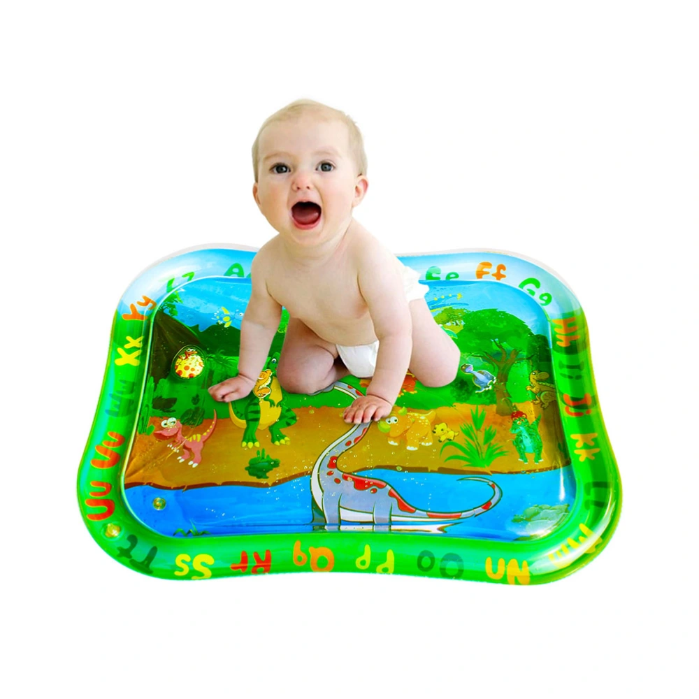 Baby Inflatable Water PVC Mat Dinosaur Pattern Cushion Cooling Mat Touching Training Tool Crawling Water Pad for Toddler Children