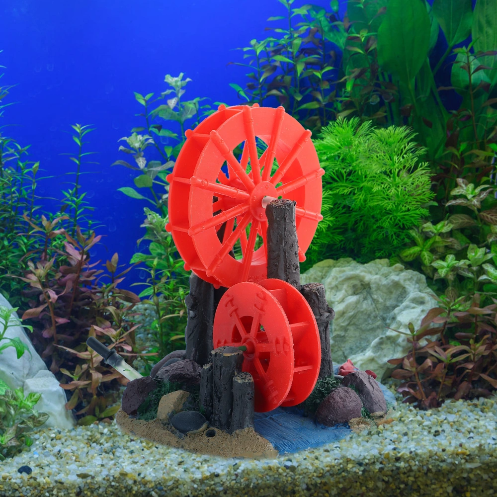 Decorative Fake Windmill Wear-resistant Aquarium Decor Desktop Aquarium Ornament