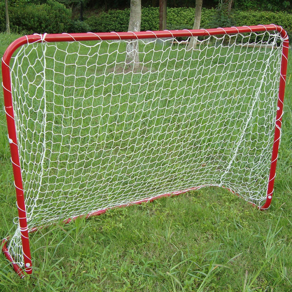 7 Persons Football Soccer Goal Post Net Outdoor Standard Replacement Soccer Net Sports Training Net (White, 500x200cm)