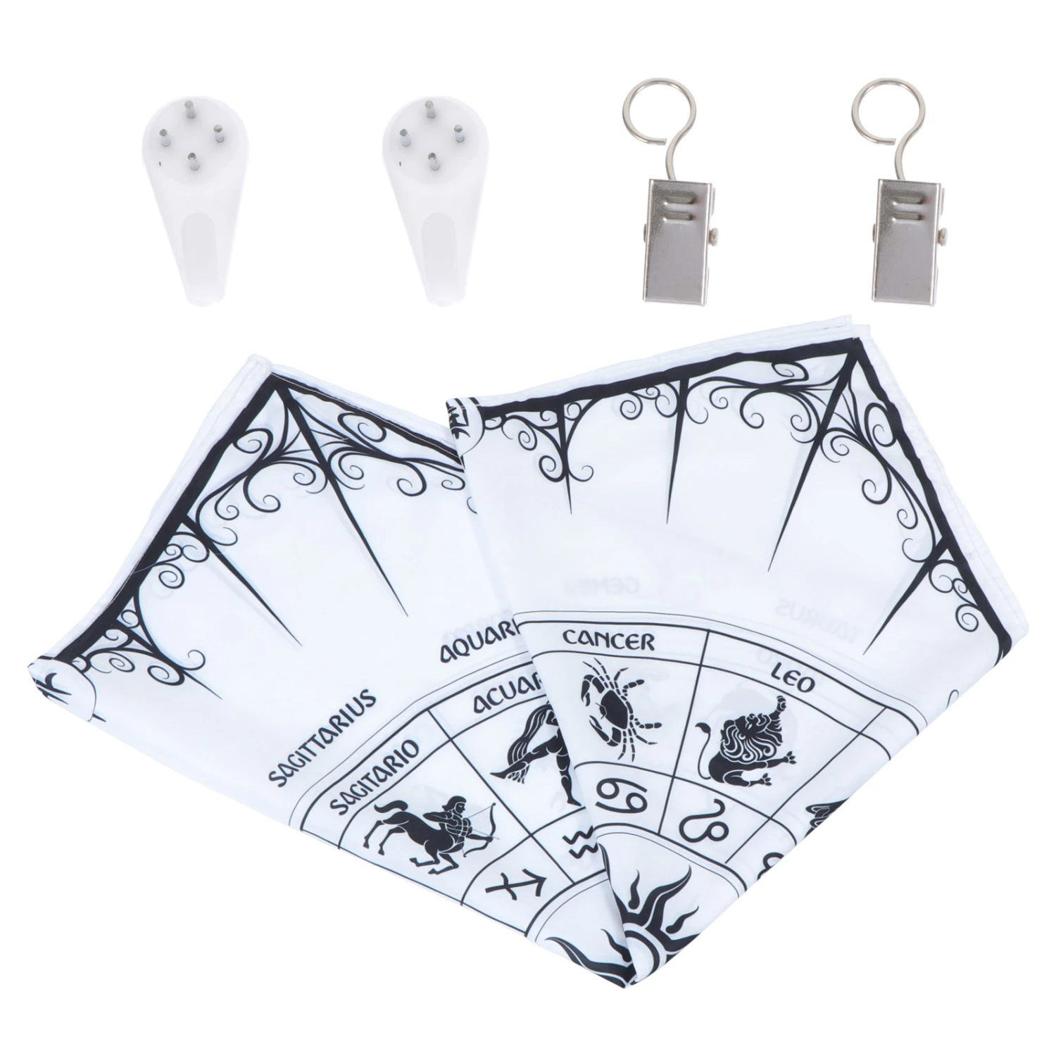 1 Set Twelve Constellation Tarot Tapestry Hanging Cloth Wall Hanging Tapestry