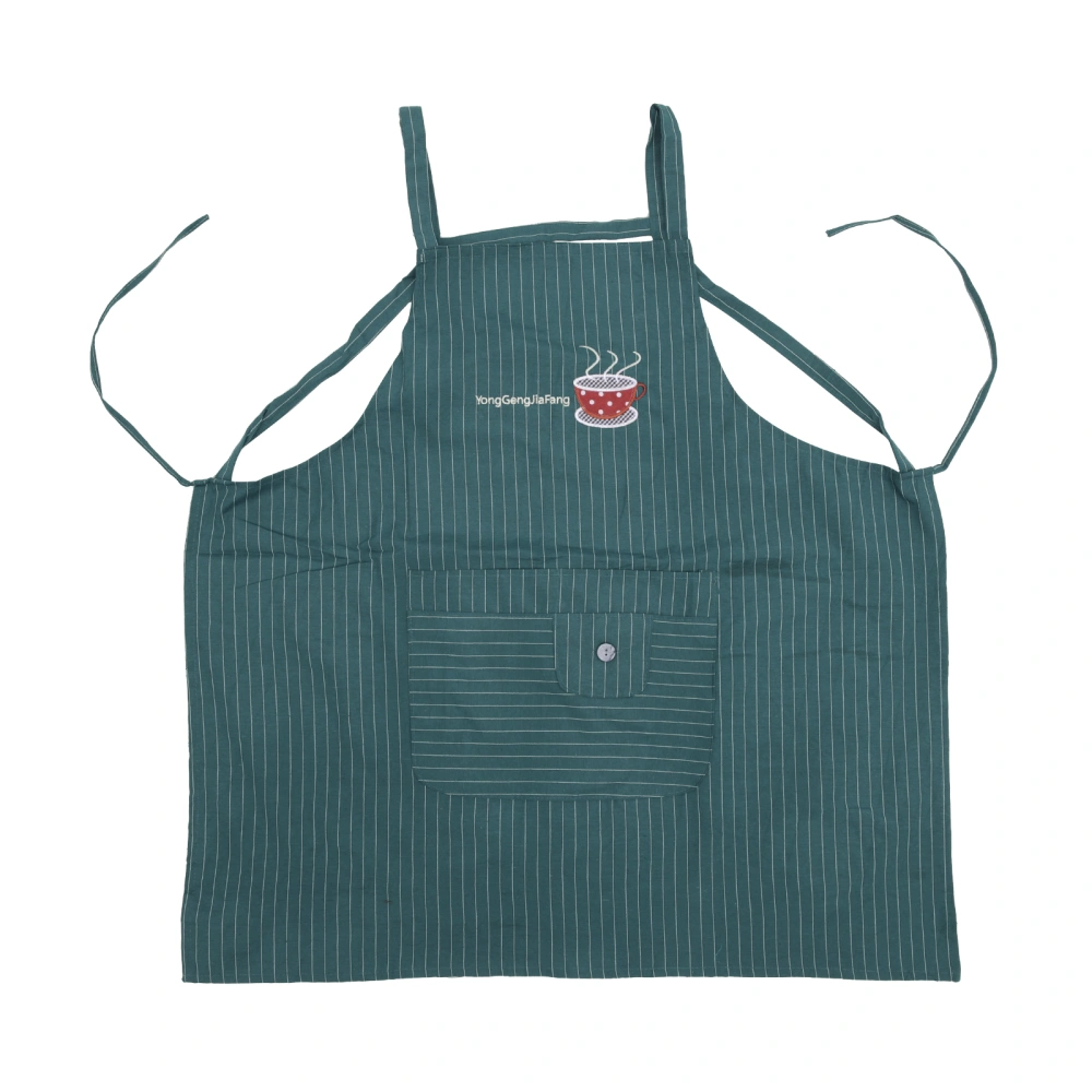 1pc Beautiful Cotton Apron Premium Suspender Apron Practical Home Apron