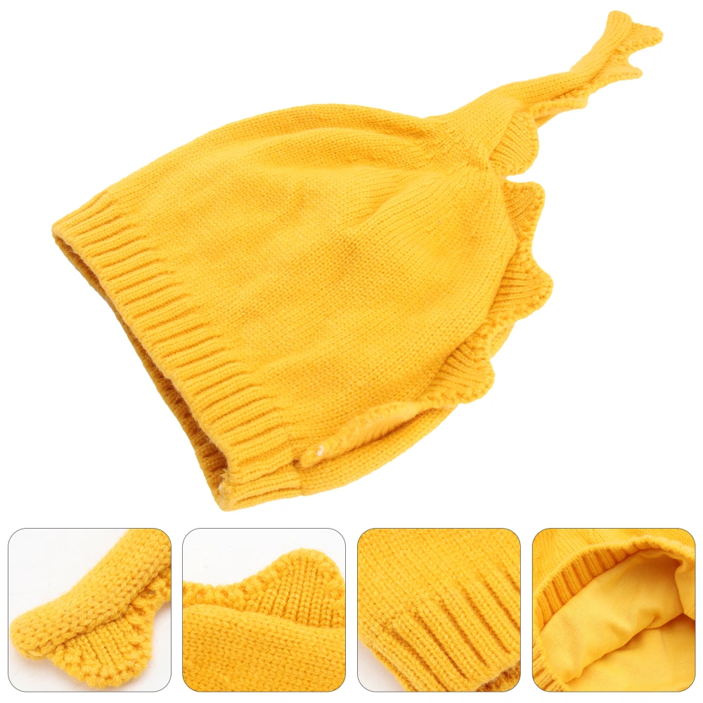 1pc Kids Cartoon Hat Lovely Baby Wool Hat Warm Clothes Accessories