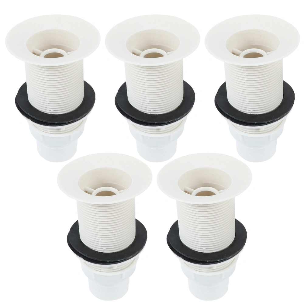 5pcs 32mm Kitchen Sink Strainer Cover Plastic Garbage Stopper Waste Plug Sink Filter Hair Catcher Cover