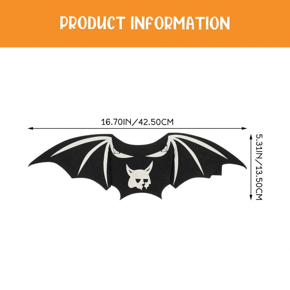 Halloween Cat Bat Wing Costume Comfortable Dog Costume Prop Halloween Pet Photo Prop