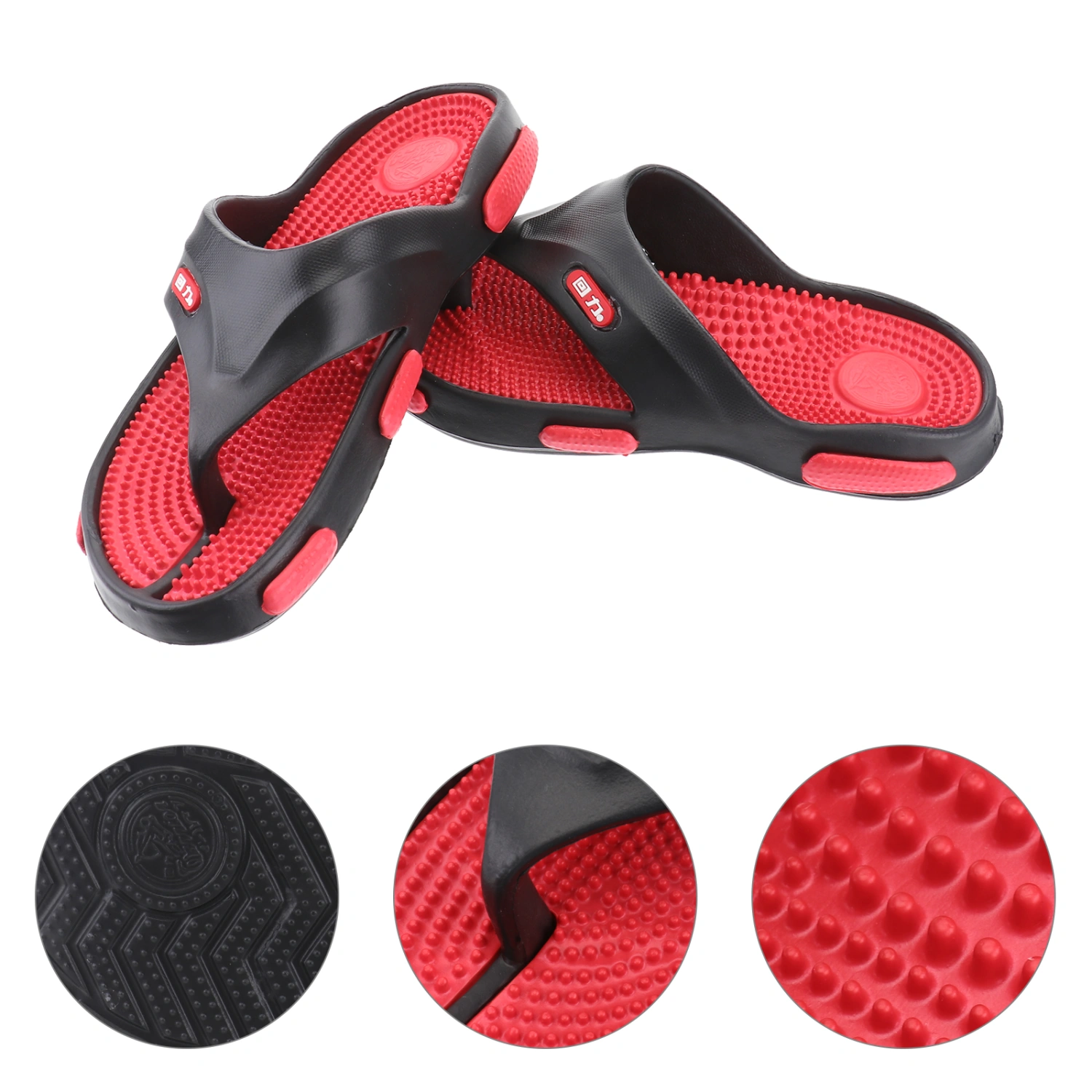 1 Pair Rome Style Slippers Anti-Slip Beach Slippers Leisure Slippers (Size 41)