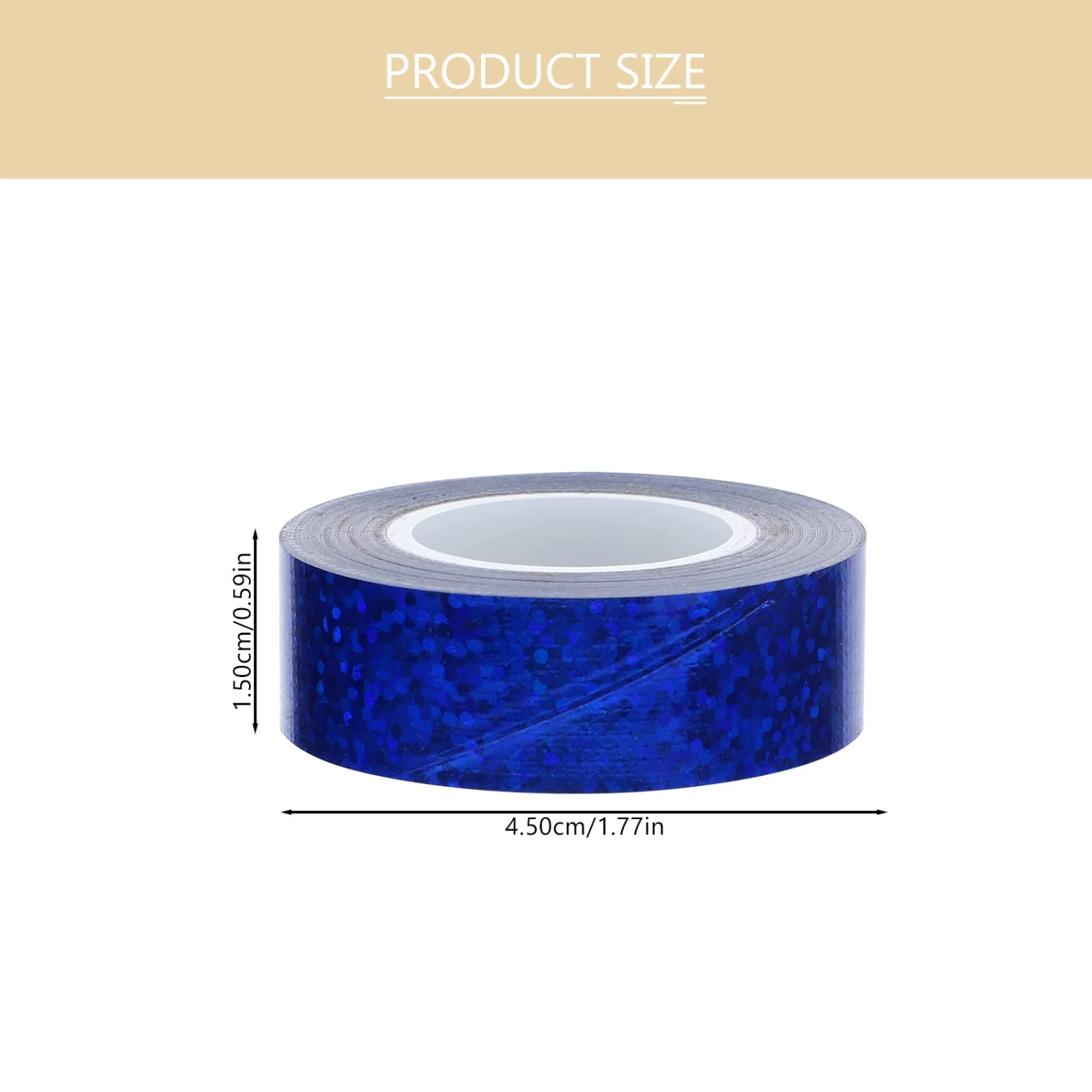 2 Rolls Adhesive Duct Tapes Multi-function Duct Tapes Anti-wear Duct Tapes Toilet Seam Decals