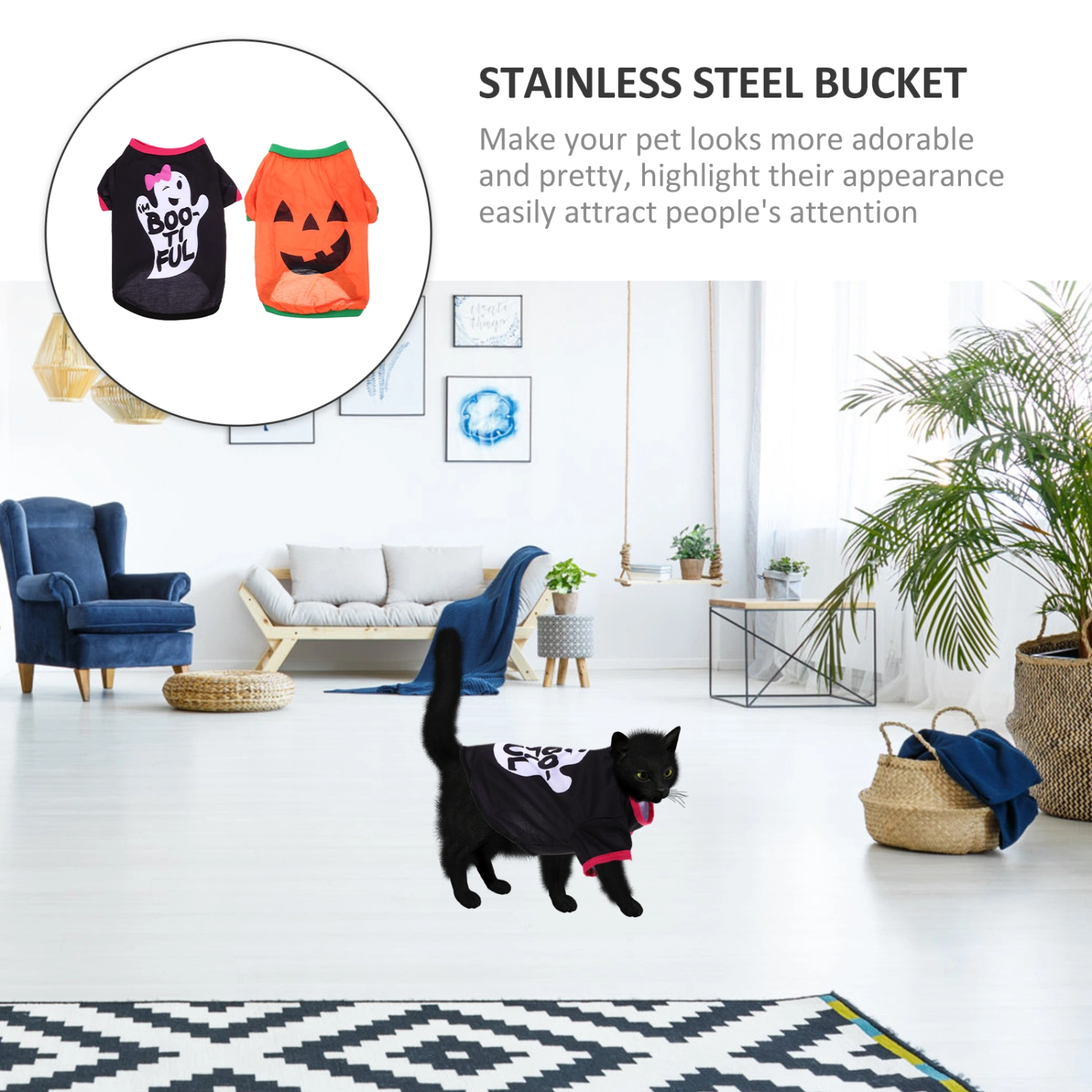 2pcs Dog Costume Props Adorable Pet Garments Halloween Party Pet Decorations