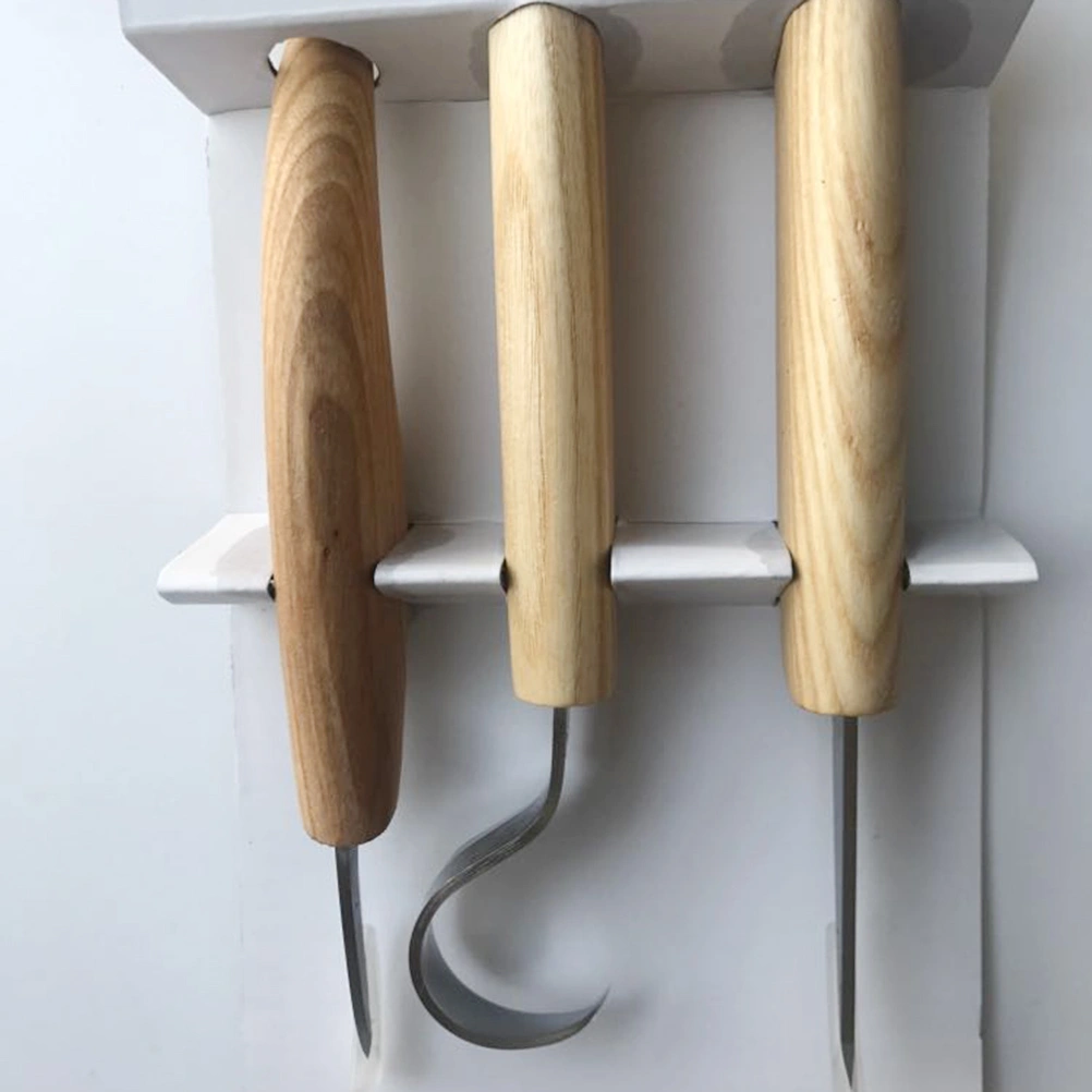 Wood Carving Tools Smooth Wooden Handle and Stainless Steel