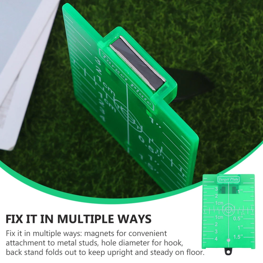 2pcs Green Floor Lasers Target Plate with Stand for Green Lines Level Target