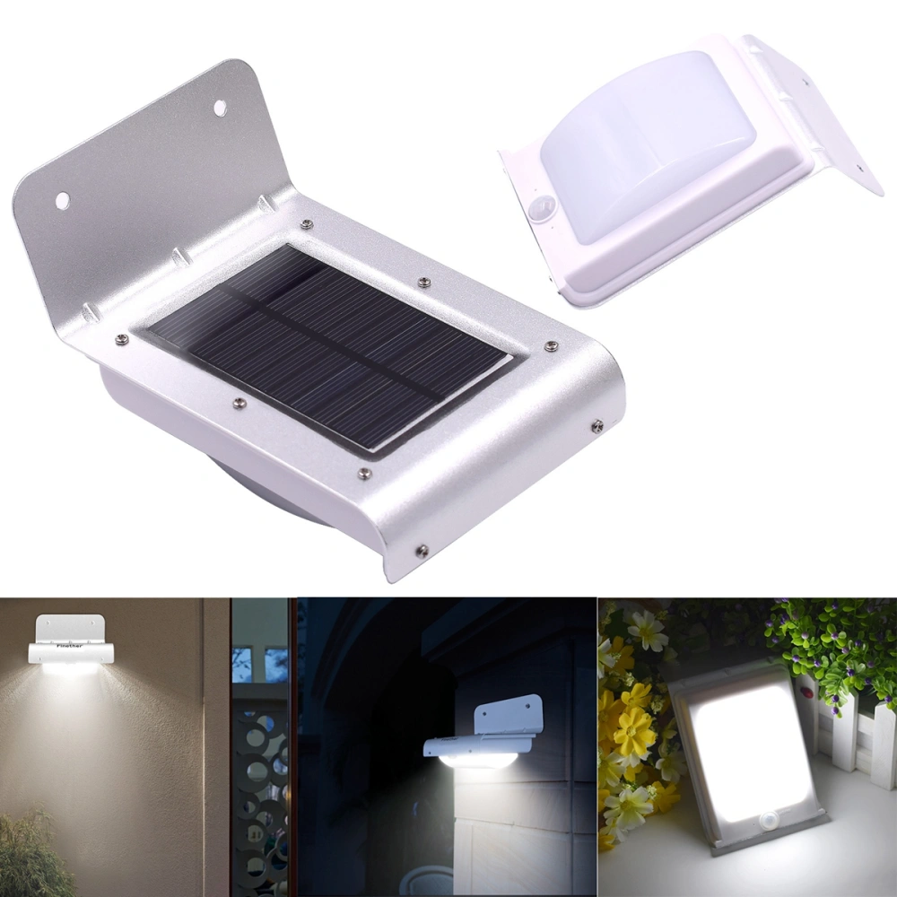 Solar LED Light Wall Mounted Security Light with Voice Control for Patio Path Fence Garden