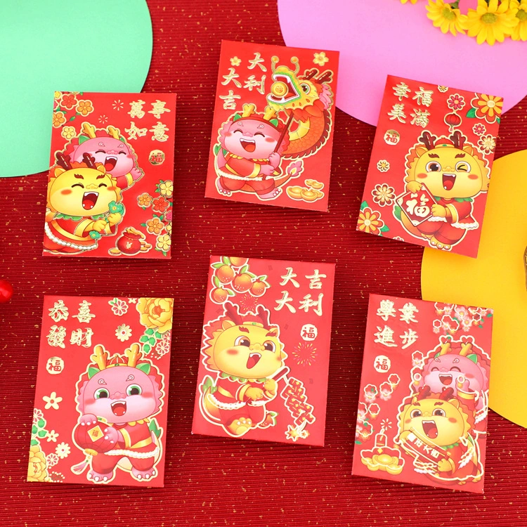 36pcs Spring Festival Money Pouches Lucky Money Bags New Year Party Red Packets