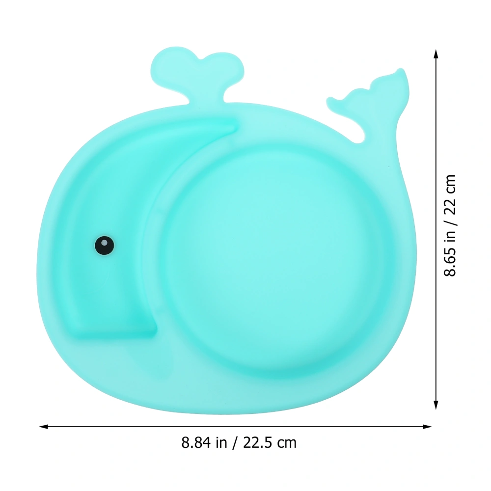 Silicone Suction Plate Anti-slip Baby Dinner Plate Durable Baby Feeding Bowls