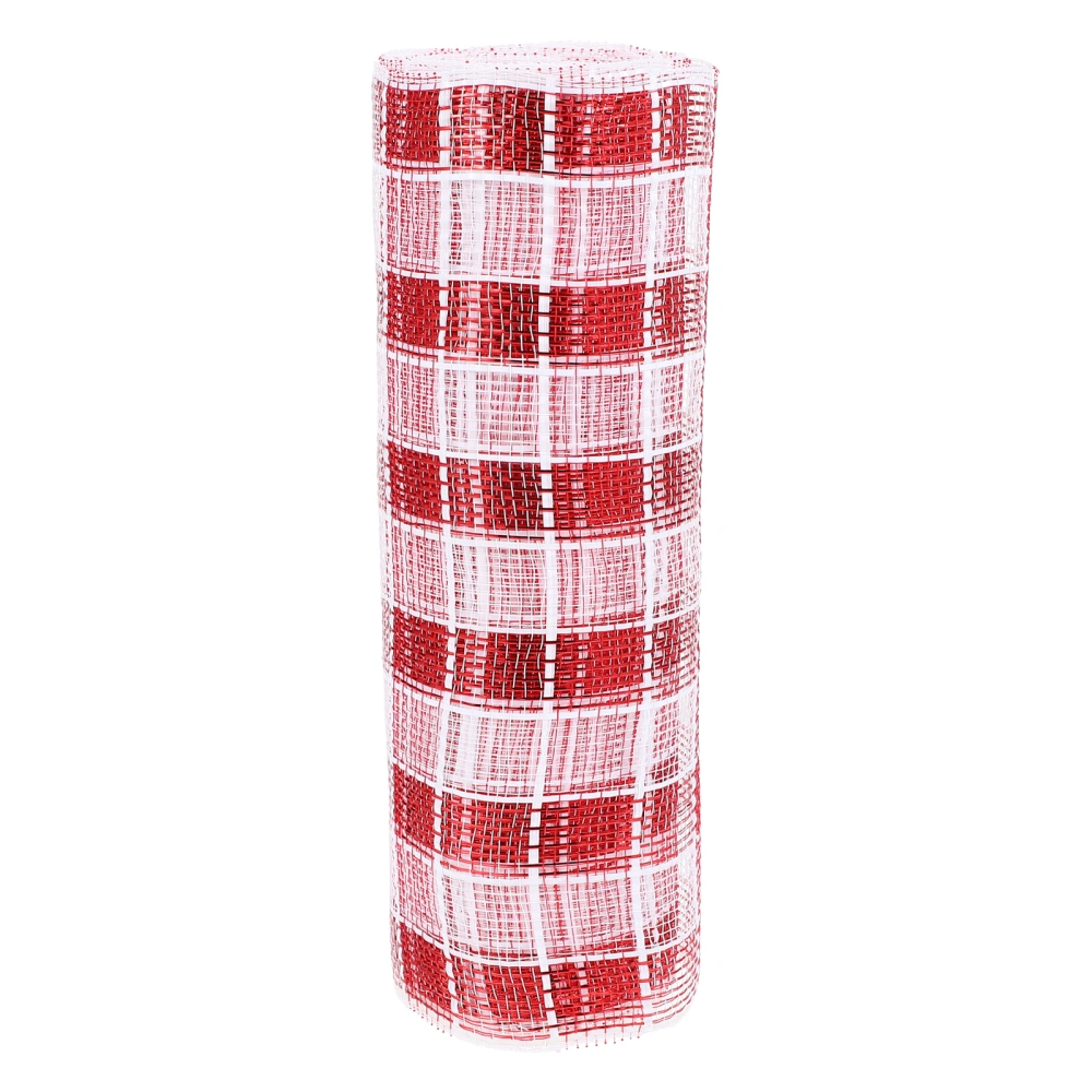 1 Roll of Decorative Mesh Ribbons Wrapping Polyester Ribbons DIY Ribbon Ornament