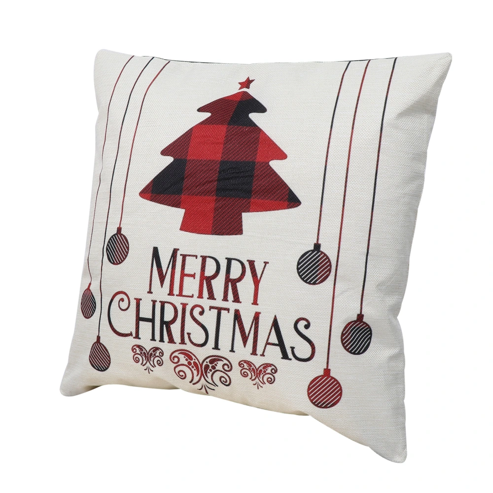 1Pc Decorative Pillowcase Creative Christmas Pillow Cover Pillow Protector