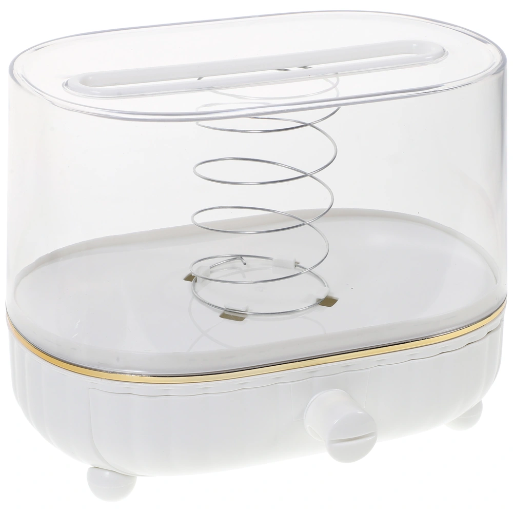 Clear Tissue Cover Multi-use Tissue Holder Spring Tissue Container Spring Tissue Box