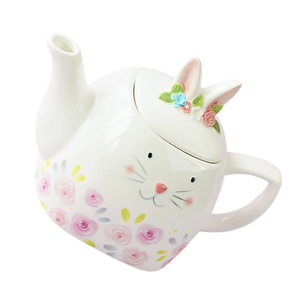 Household Kettle Tea Pot Delicate Rabbit Shape Tea Pot Heat-resistant Teapot