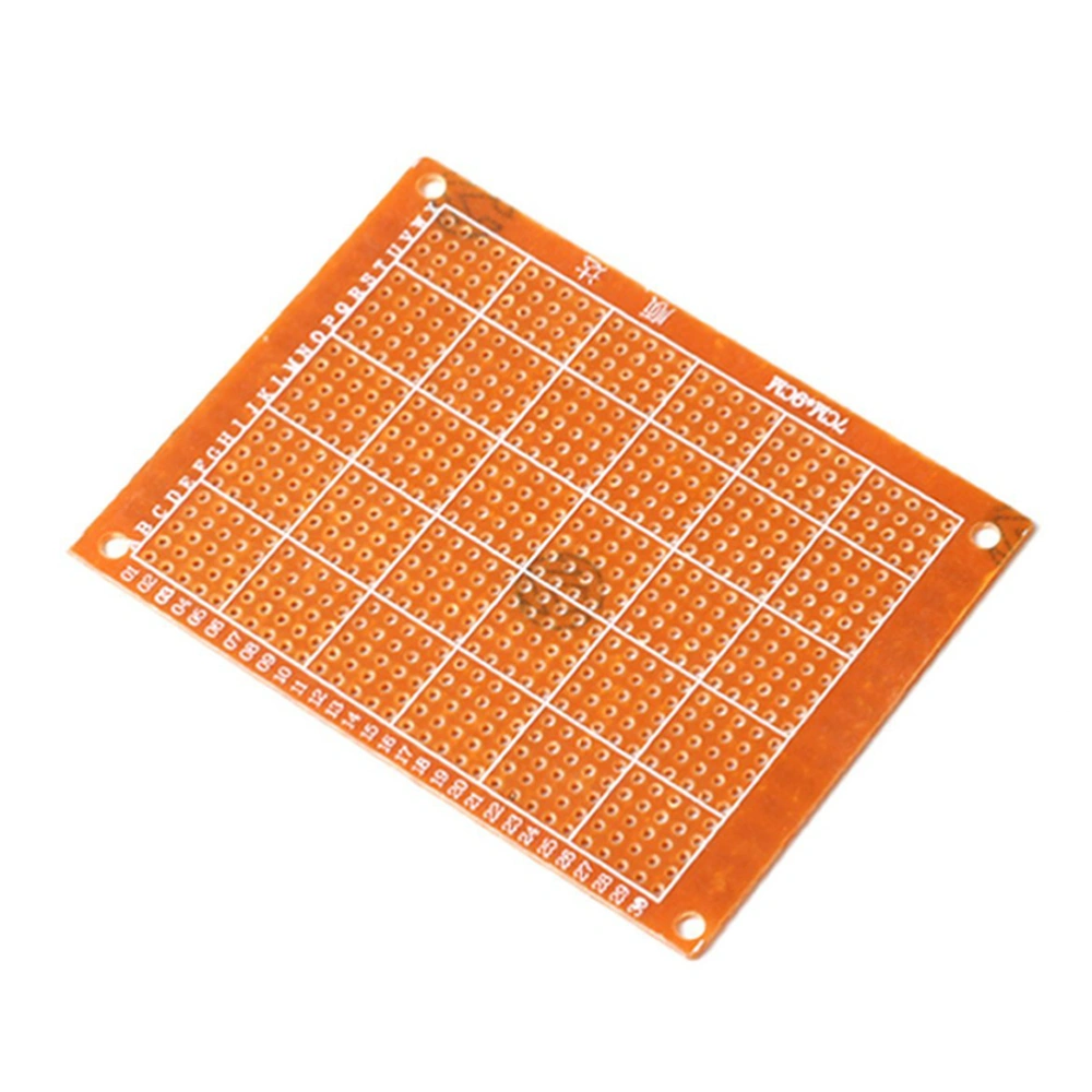 20pcs 7*9cm Solder Finished Prototype PCB for DIY Circuit Board Breadboard (Golden)