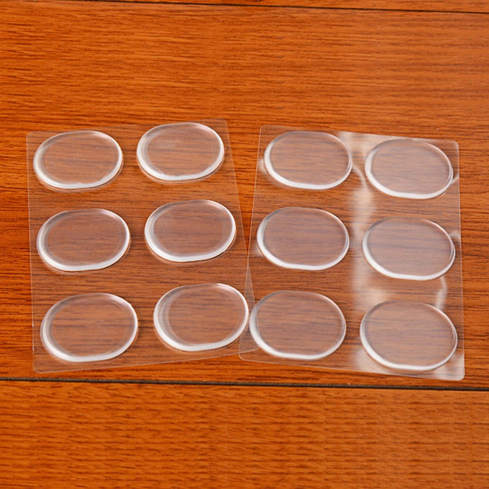 6Pcs Blister Shoe Pad Silicone Gel Spot Shoes Pad Sticker Clear Heel Grips