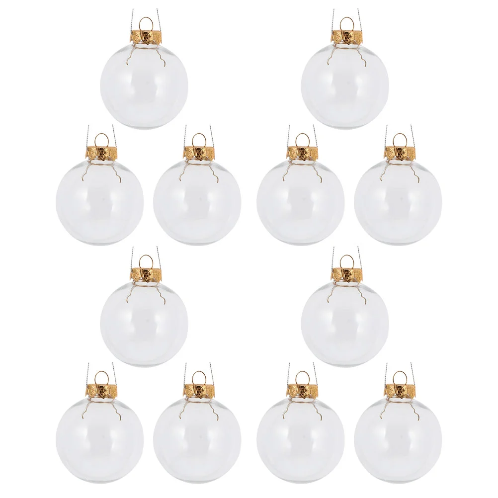 12pcs Decorative Christmas Ball Hanging Ornaments Xmas Ball Tree Pendant Xmas Decorations