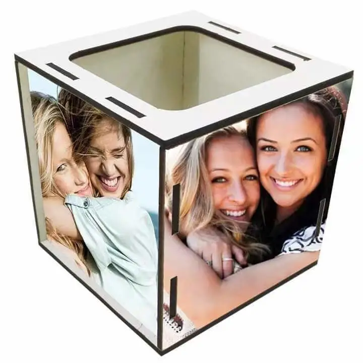 Thermal Transfer Tissue Box Sublimation Napkin Holder Printed Tissue Container Modern Paper Box