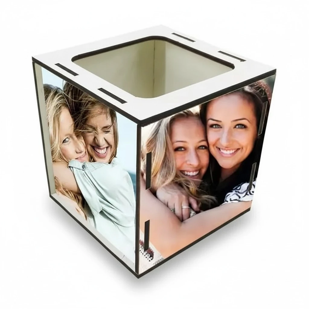 Thermal Transfer Tissue Box Sublimation Napkin Holder Printed Tissue Container Modern Paper Box