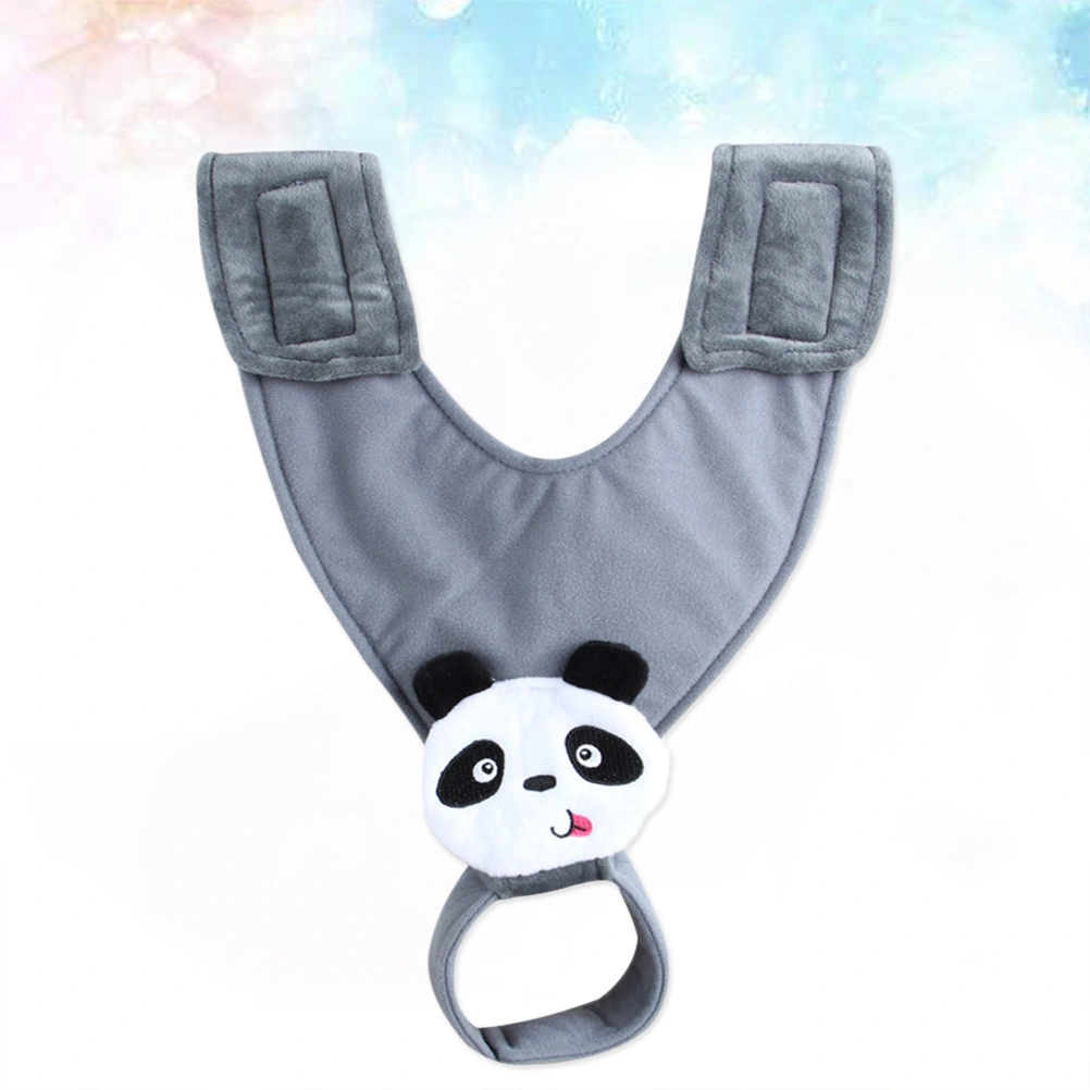 Baby Stroller Bottle Holder Feeding Cloths Fixing Bracket Infant Nursing Feeding Support Baby Cart Accessories (Panda)