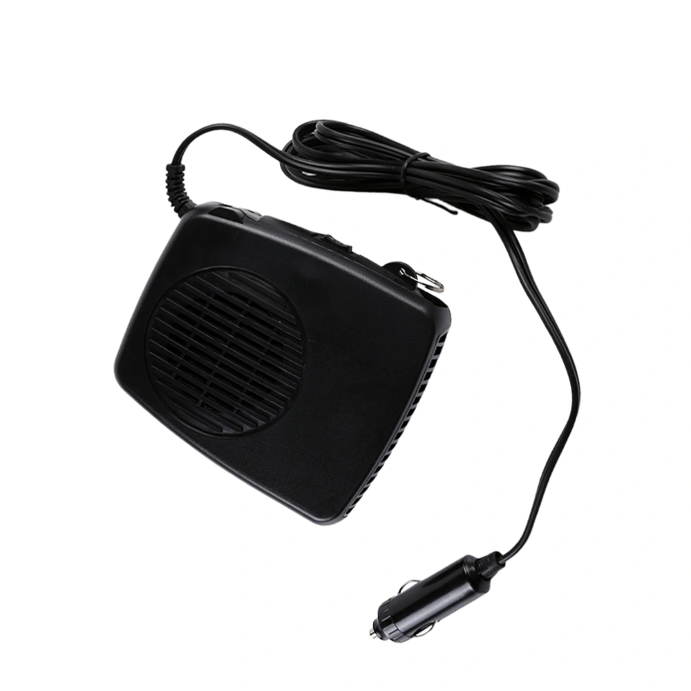 Car Vehicle 12V Defroster Heater Portable Car Heater Warmer Snow Defogger Anti-fog Safe Driving Cleaner (Black)