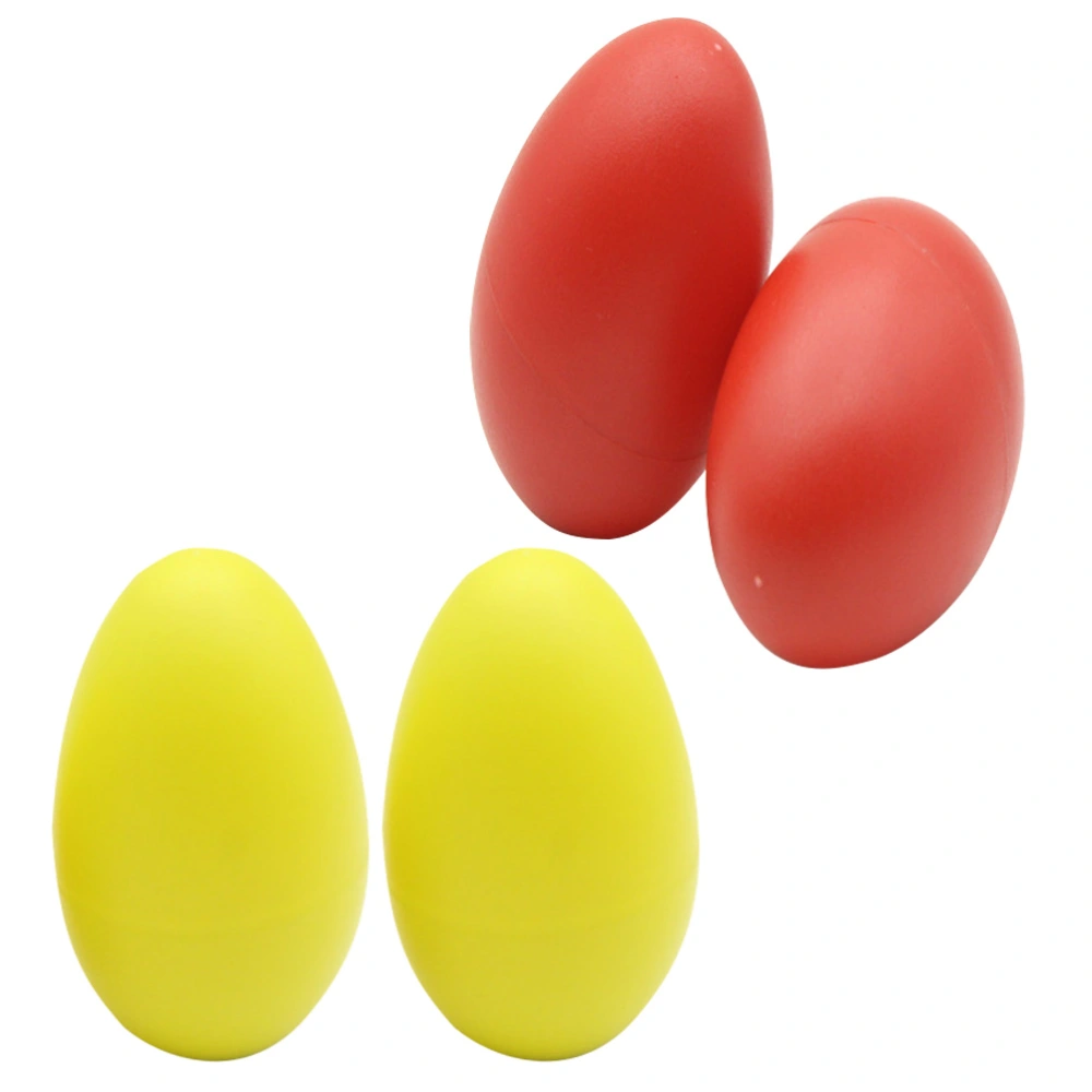 4pcs Toddler Musical Egg Playthings African Drum Eggs Early Education Toys