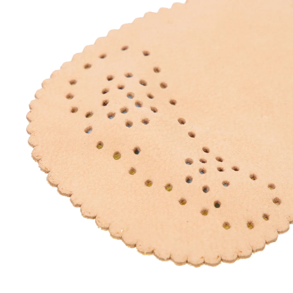 2 Pairs High Heel Inserts Comfortable Forefoot Pads Leather Forefoot Pads Girl High-heel Pads