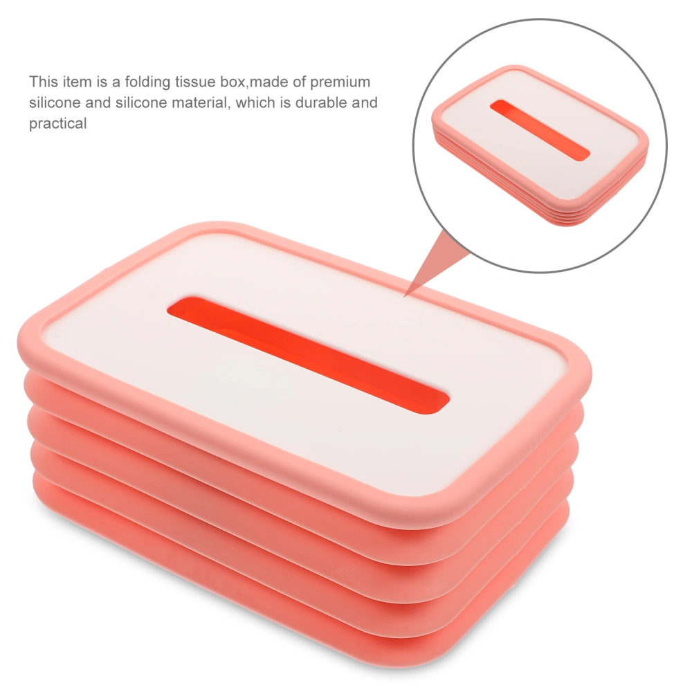 Silicone Tissue Box Decorative Napkin Holder Living Room Tissue Box Tissue Dispenser